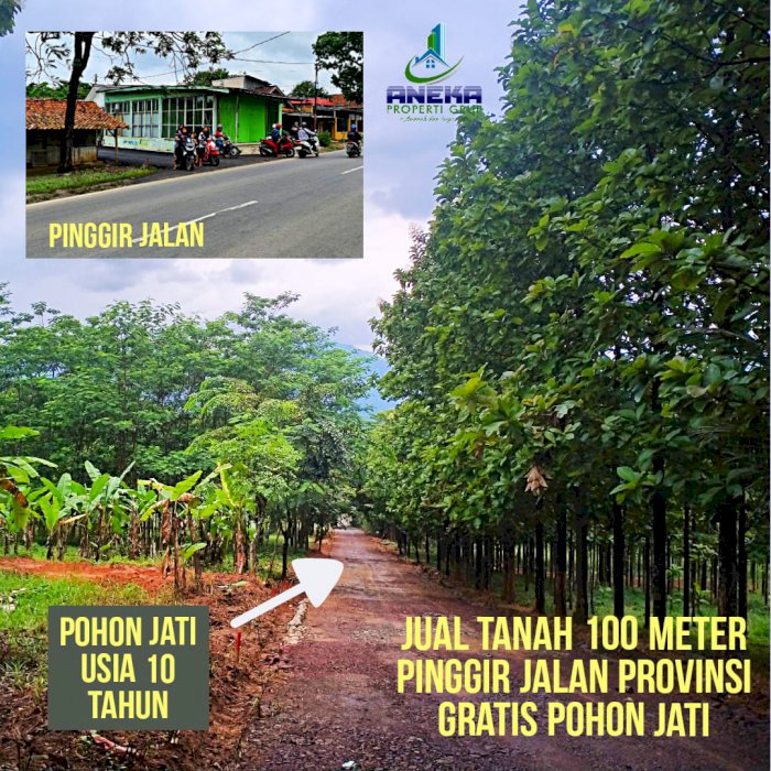 Jual tanah kavling strategis, prospek bagus dan pemandangan menawan