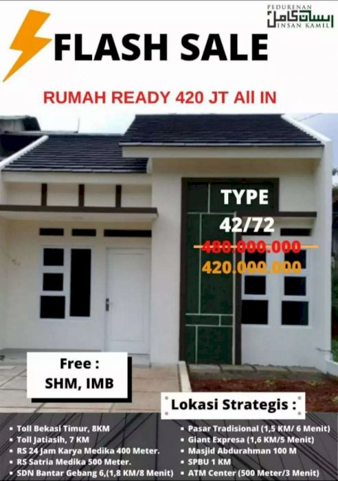Rumah Murah Mustikajaya Bekasi