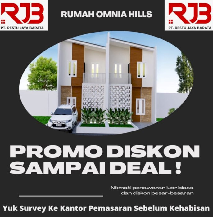 Cluster 2 Lantai Omnia Hills Tangsel Pamulang Bebas Custom dalam