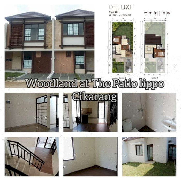 Rumah konsep jepang siap huni, harga 1,2M berlokasi di tengah kotas