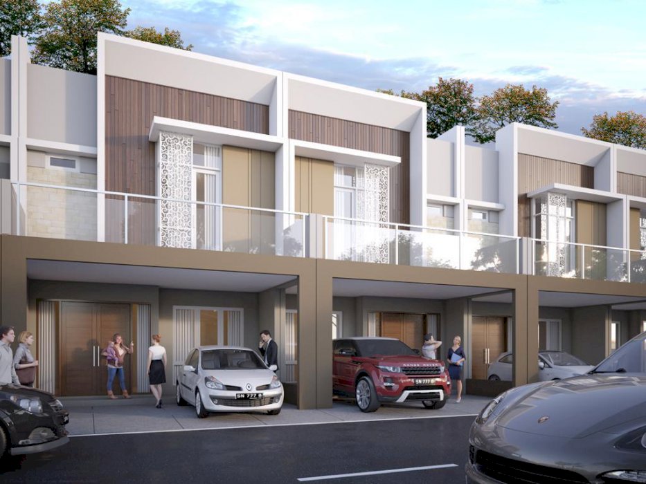 Di pasarkan Rumah baru di Beverly green Full furnished 2Â½ lantai