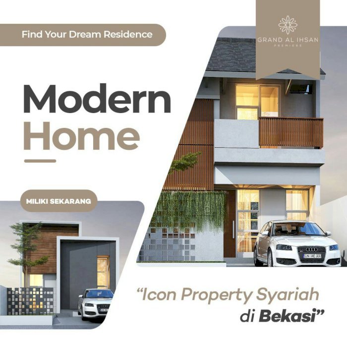 RUMAH SYARIAH 2 LANTAI HARGA 1 LANTAI DI MUSTIKA JAYA KOTA BEKASI