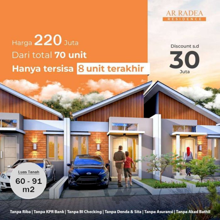 PERUMAHAN DI CIKARANG SELATAN DEKAT MM2100 HARGA MURAH SISTEM SYARIAH