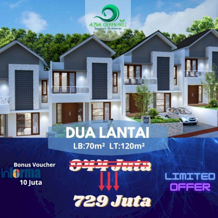 PERUMAHAN 2 LANTAI DISKON 200JUTAAN DEKAT KAMPUS DI JOGJA