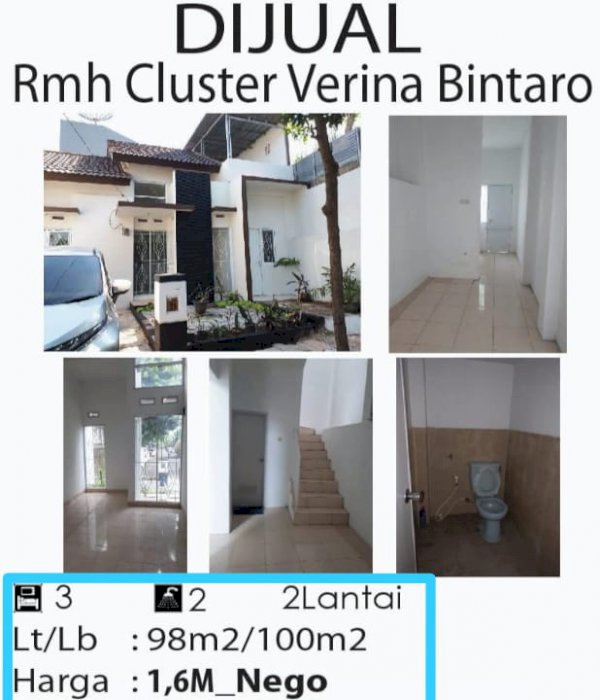 Rumah Graha Raya - Cluster Verina, Bintaro