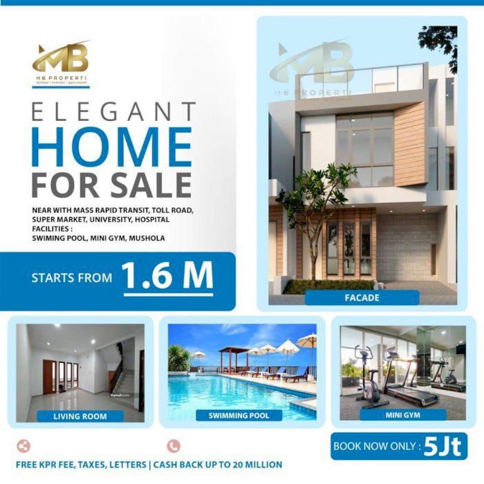 Dijual Rumah baru strategis Di Cirendeu dekat ke mrt lebakbulus