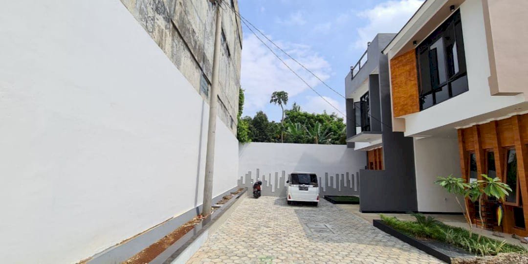 Rumah modern minimalis dijual di cirendeu dekat ke mrt lebakbulus