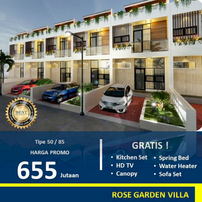 Rumah Villa Di Kawasan Perkebunan Rose Garden Cisarua,Lembang Bandung