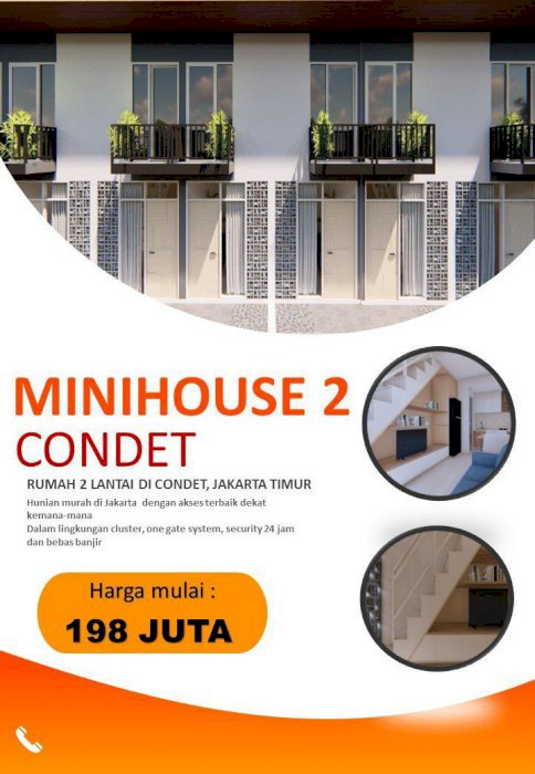 Promo Murah Minihouse 2 Lantai Di Condet,Dekat Jl TB Simatupang
