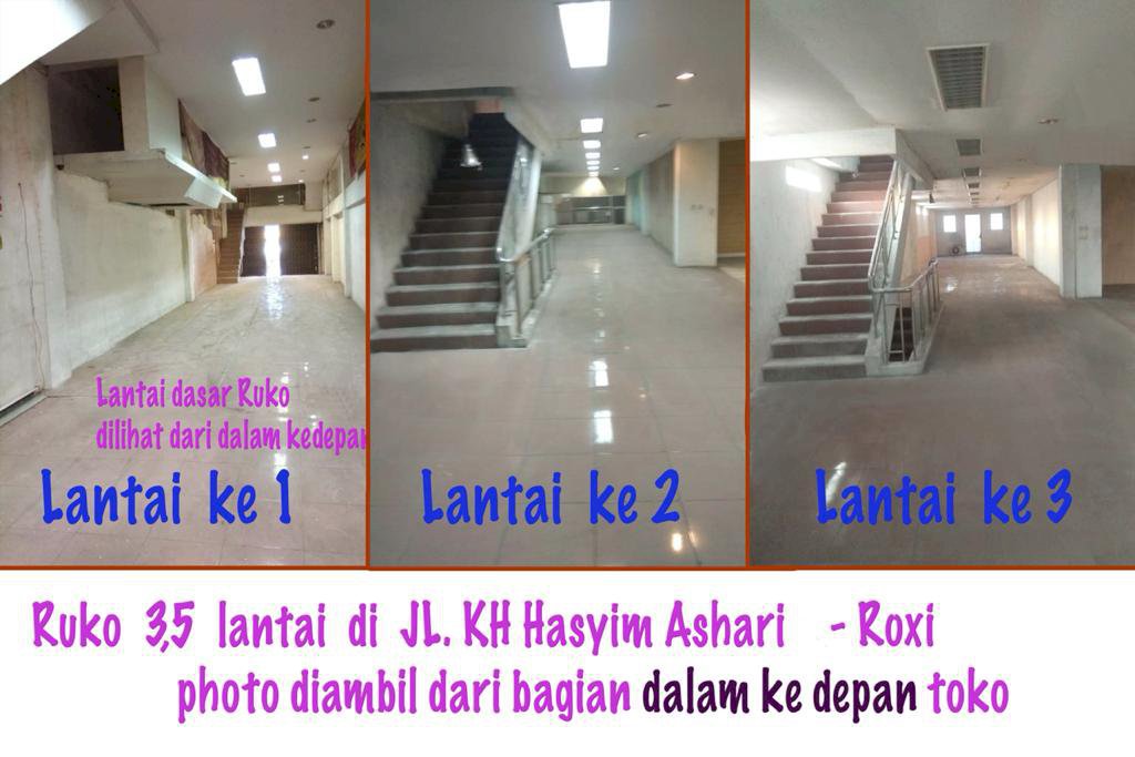 Ruko bentuk L Jalan Hasyim Ashari â€“ Jakarta Barat