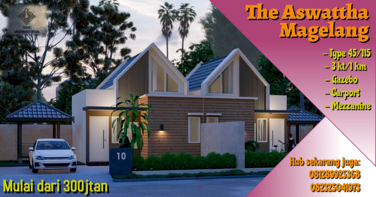 Yu beribadah, beli rumah the aswattha