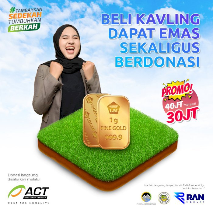 BELI KAVLING DAPAT EMAS