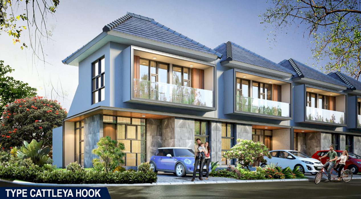 Rumah cluster mewah harga terjangkau