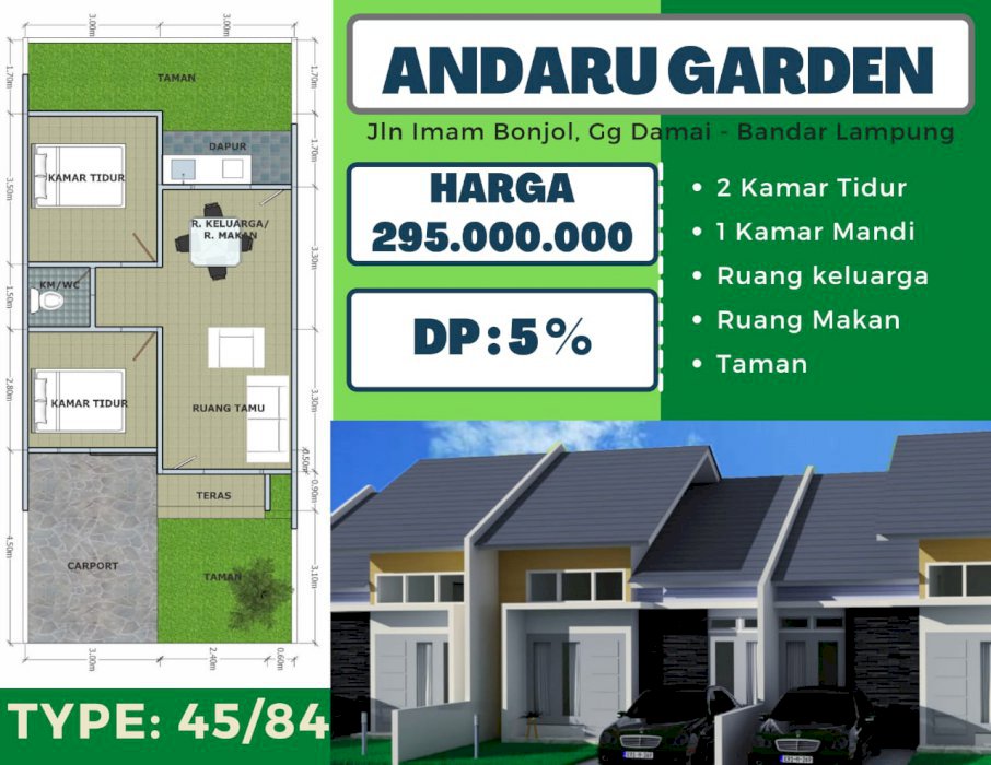 rumah murah kemiling