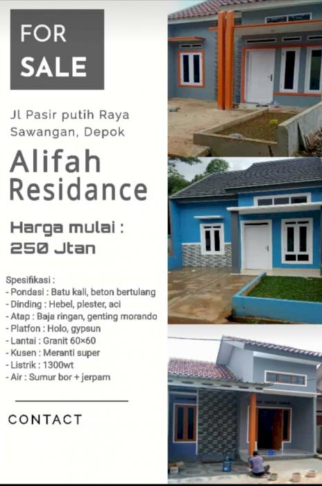 Green Alifah 2 cluster terbaik termurah dan berkualitas