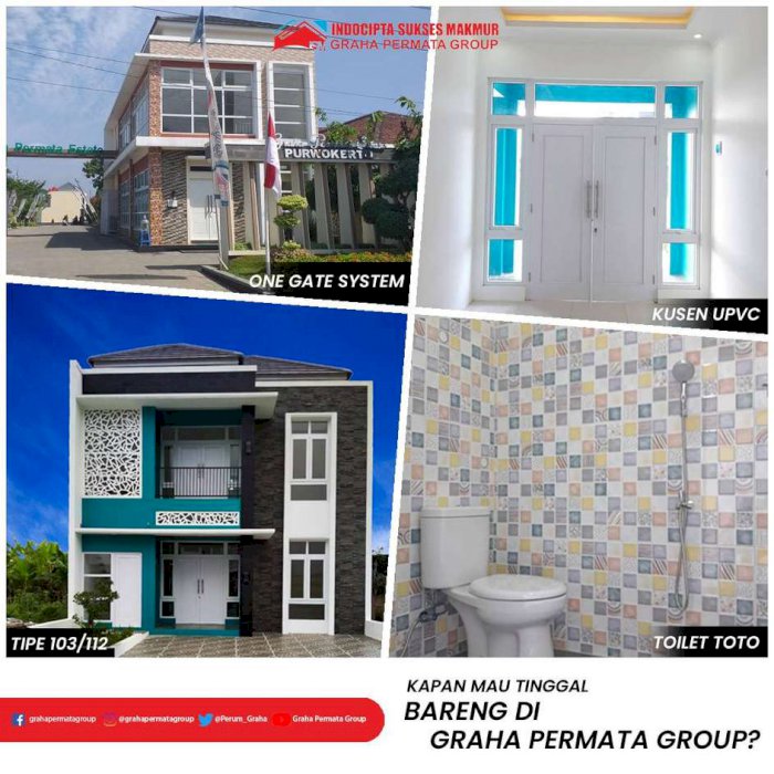Rumah Cantik Idaman Nuansa Modern dekat RS Margono, Purwokerto