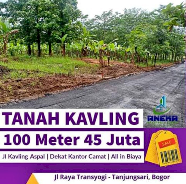 TANAH KAVLING BOGOR SIAP BANGUN KAVLING JATI INDAH TRANSYOGI
