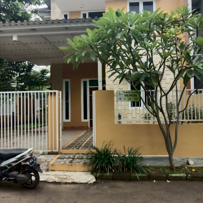 Rumah baru ready stok dijual di Cinere Limo Depok dekat kubah emas