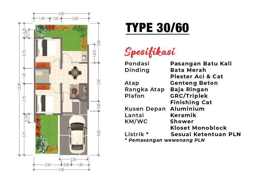 RUMAH SUBSIDI LOKASI STRATEGIS