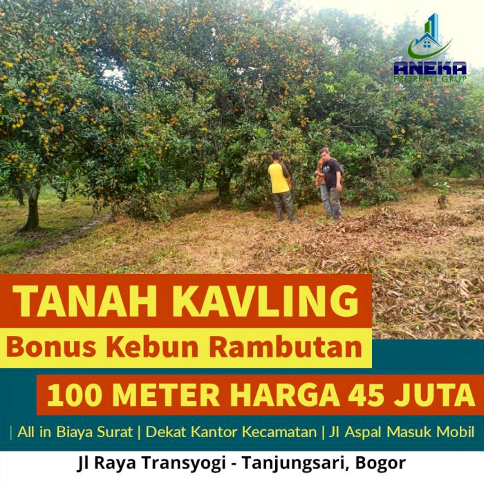 Tanah Murah Dibogor,Kavling Jati Indah Transyogi