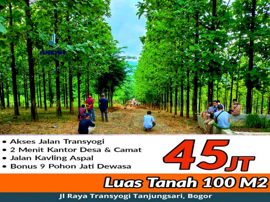 Kavling Jati Indah Transyogi Serbaguna View Pegunungan Bogor