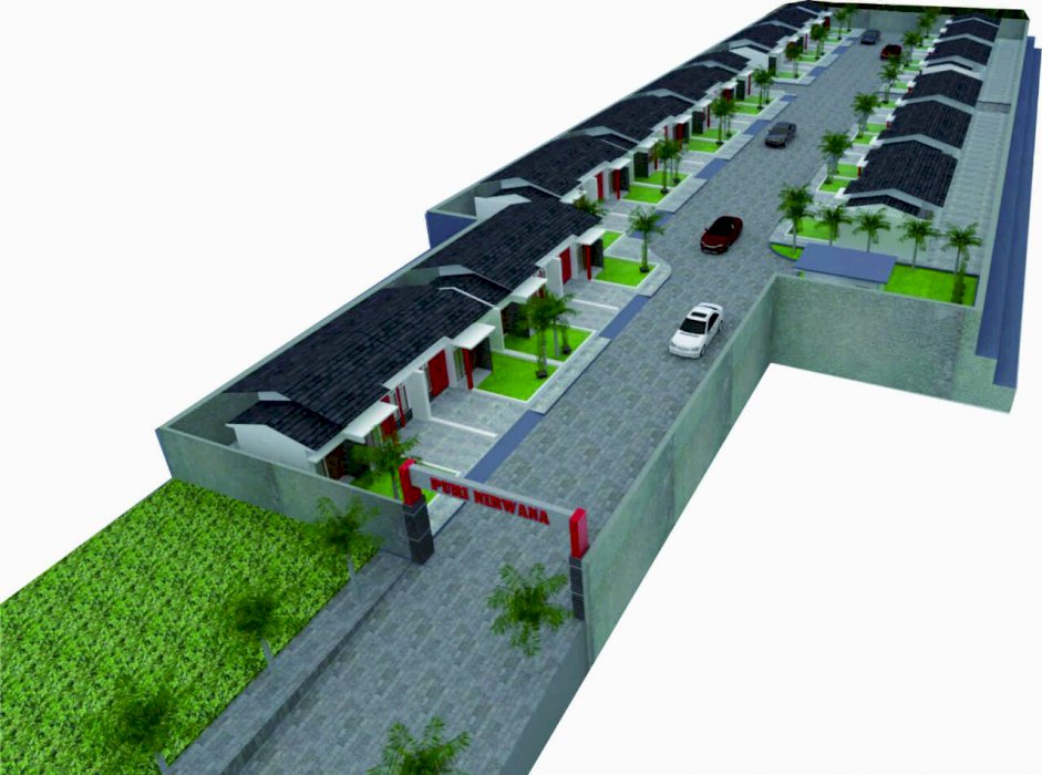 rumah asri one gate sistem di jogja bisa kpr