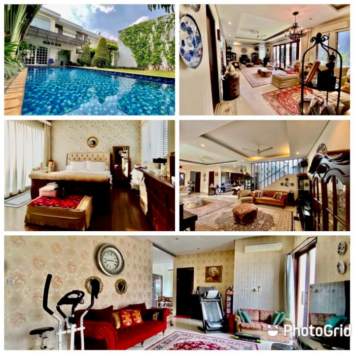 Rumah secon mewah dilengkapi private pool strategis di duren tiga