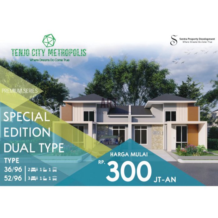 Dijual Rumah TENJO CITY METROPOLIS di Tenjo Bogor Jawa Barat