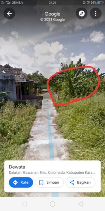 Jual tanah hook colomadu