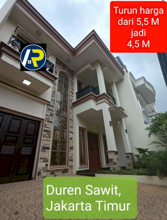 Turun harga rumah mewah siap huni di Pondok bambu,Duren sawit,Jakarta