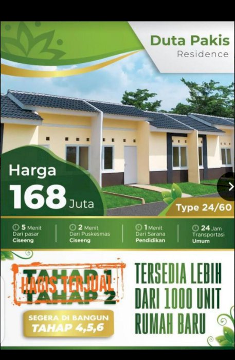 Rumah subsidi ciseeng bogor