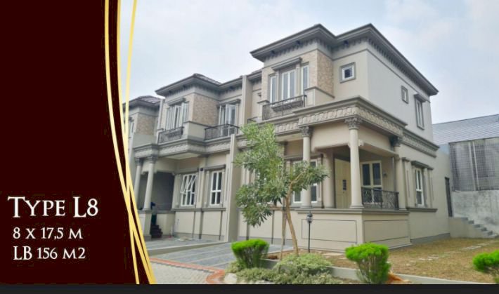 Rumah Unik 2 Lantai De Mansion Alam Sutera