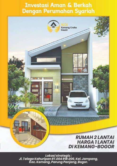 PERUMAHAN KEMANG BOGOR TANPA BANK SITA RIBA DAN DENDA ANGSURAN MURAH
