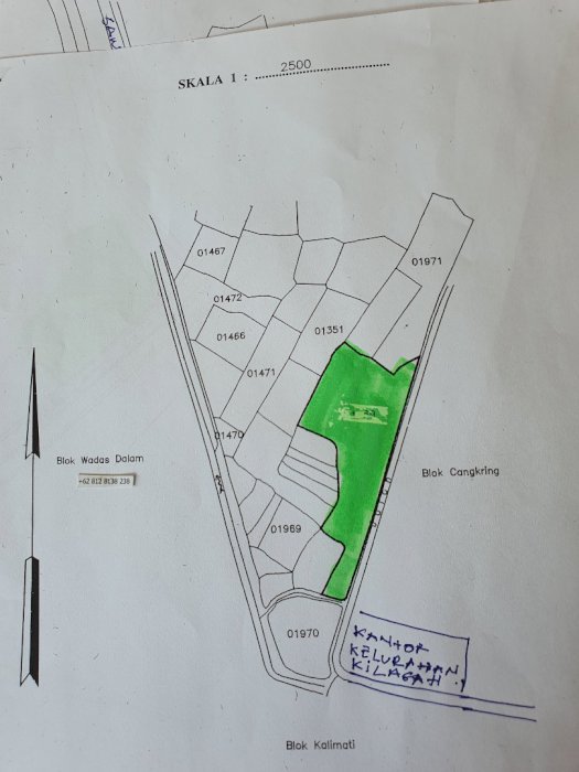 Tanah  Rp. 600 ribu/mÂ² pinggir Jl Sawah Luhur SERANG