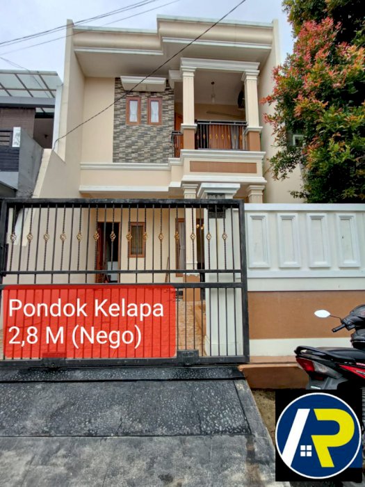 Rumah siap huni bebas banjir d Pondok Kelapa,Duren Sawit,Jakarta Timur