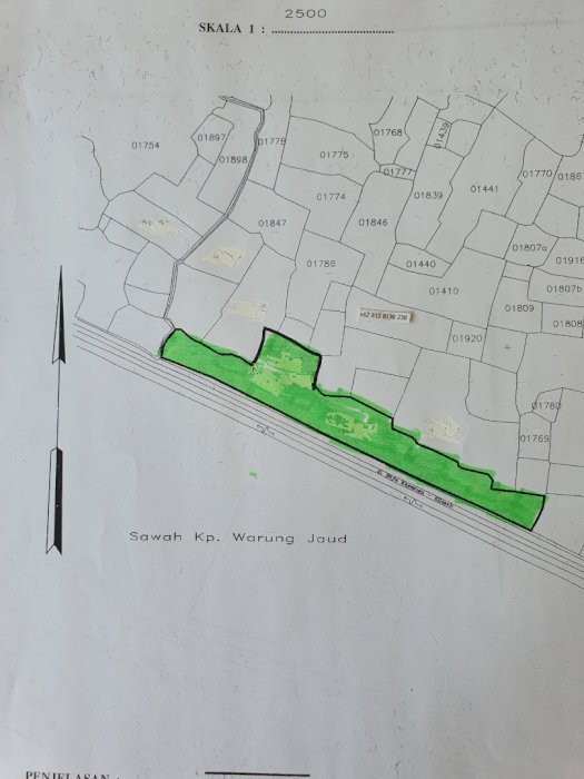 Tanah Rp. 400 ribu/m2 pinggir Jln Kilasah kali bedeng SERANG