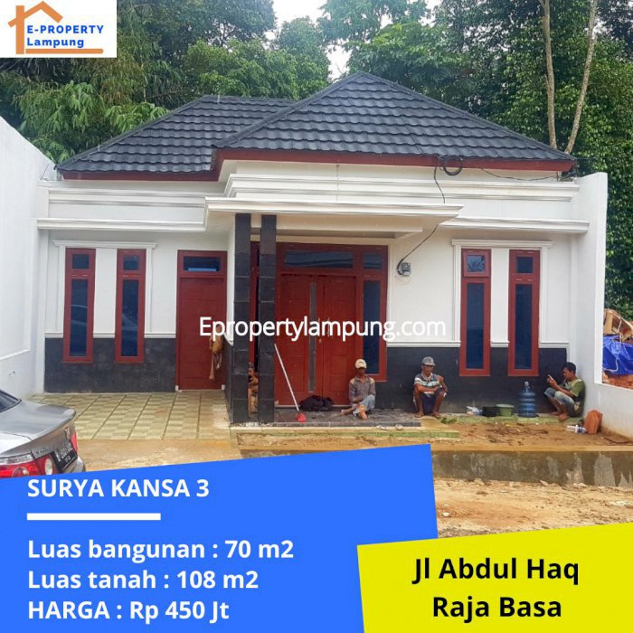 Rumah siap huni di rajabasa