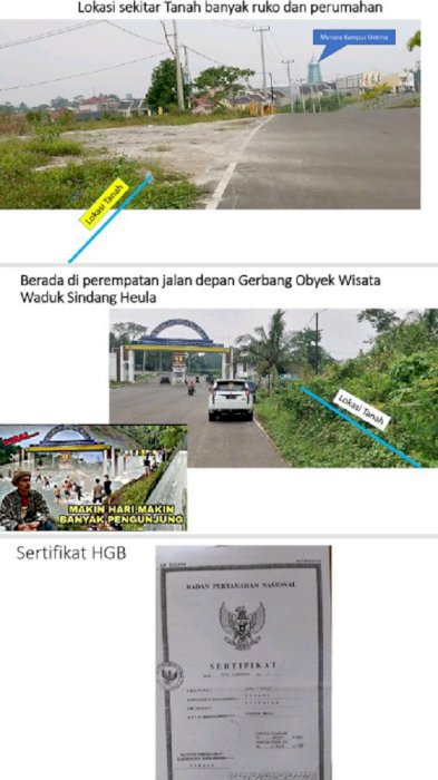 Dijual Cepat BU,Tanah Strategis di Dekat Kampus Untirta Serang Banten