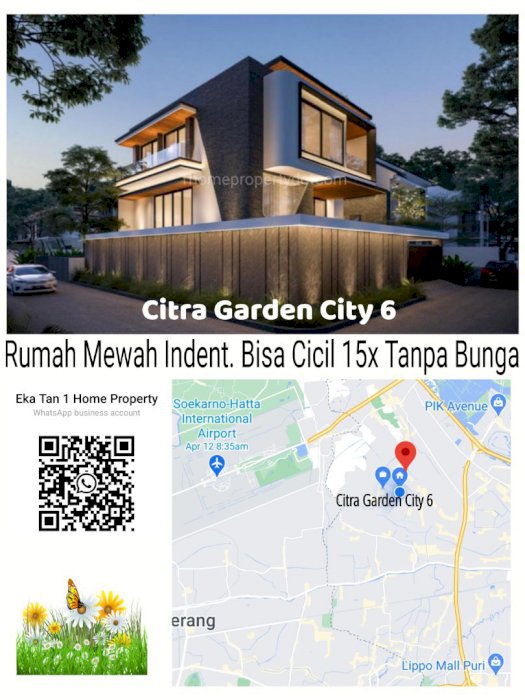 CITRA GARDEN CITY 6 : RUMAH HUK MEWAH DIJUAL