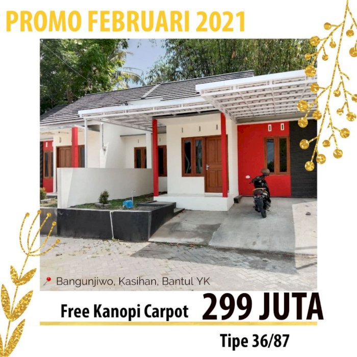 PROMO RUMAH 299 JUTA BONUS KANOPI