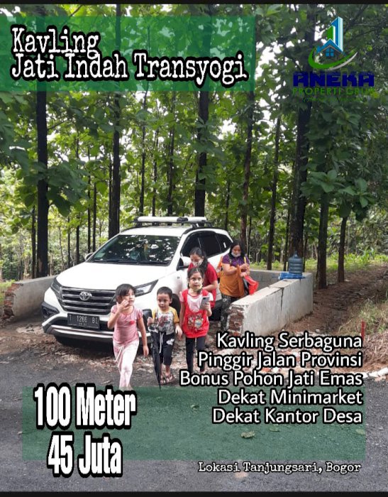 JUAL TANAH SIAP BANGUN BONUS POHON JATI DIKAVLING JATI INDAH TRANSYOGI