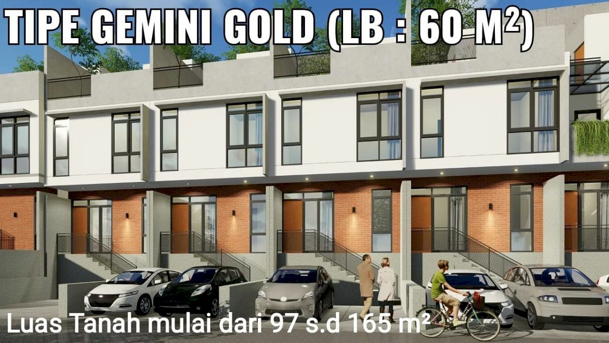 Rumah 3 lantai villa Ubud Garden Resort Sariwangi Cimahi Bandung,