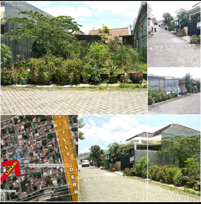 Tanah Strategis Siap Bangun Padat Penduduk Medokan Sawah Timur.