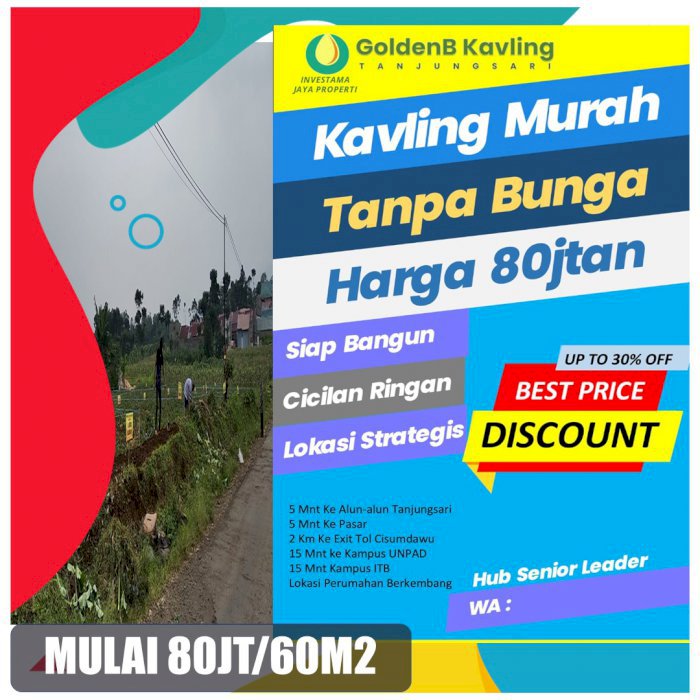 Nabung Tanah Kavling Siap Bangun Sumedang