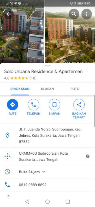 Apartemen solo urbana. Tower A. Deket kampus UNS