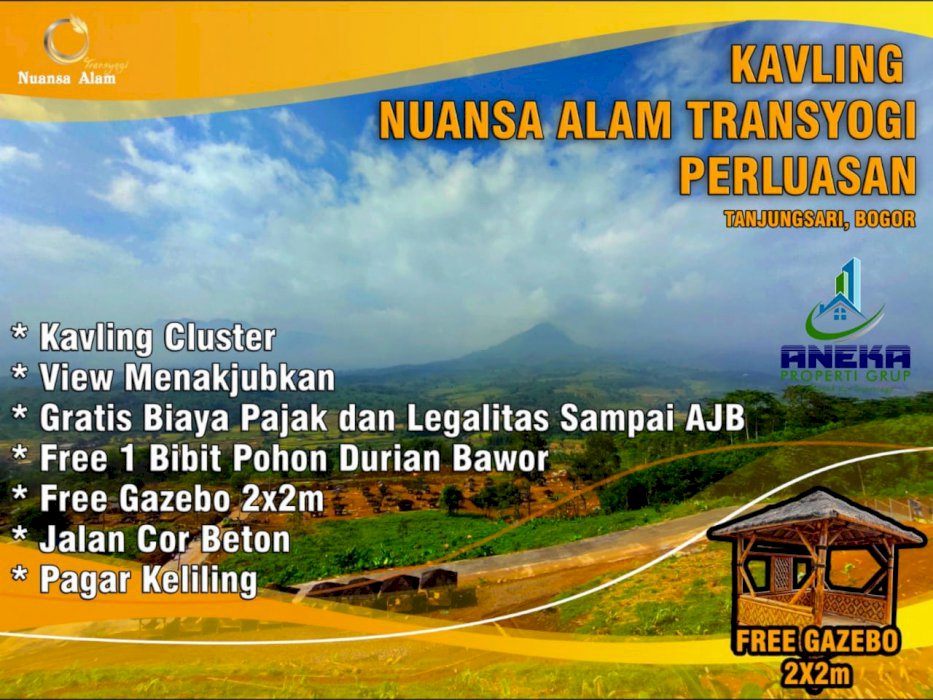 TANAH KAVLING DENGAN KONSEP WISATA NUANSA ALAM 2 PERLUASAN