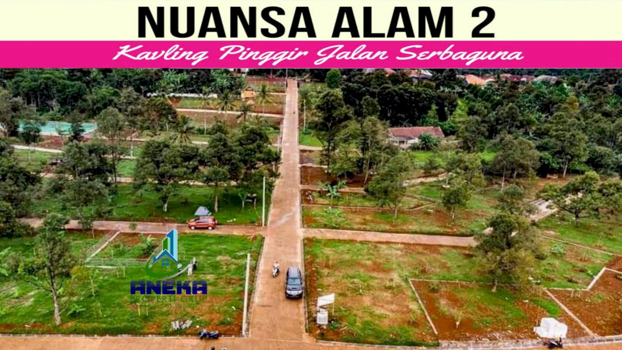 DIJUAL TANAH MURAH VIEW PEGUNUNGAN TANJUNGSARI BOGOR KAV NUANSA ALAM 2