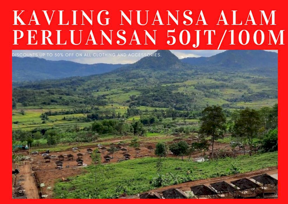 KAVLING VILA KEBUN MURAH  VIEW PEGUNUNGAN DINUANSA ALAM LEGALITAS AMAN