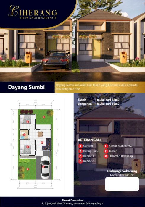 Ciherang Residence rumah murah di bogor