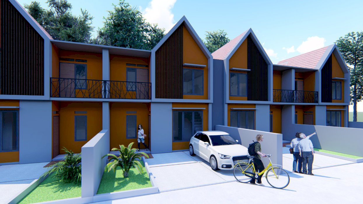 Rumah 2 lantai dekat stasiun